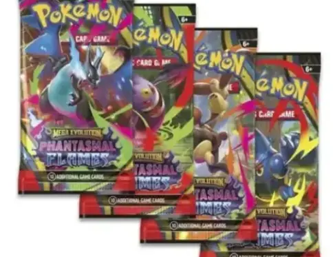Pokemon TCG Mega Evolution Phantasmal Flames x 1Pack